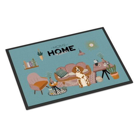 Carolines Treasures 24 x 36 in. Brittany Spaniel Sweet Home Indoor or Outdoor Mat CK7917JMAT